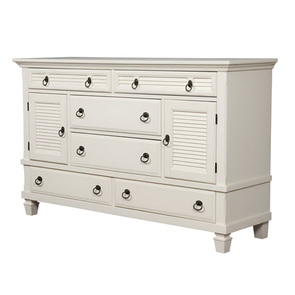 Winchester White Pine Dresser with 6 Drawers and 2 Door Cabinets – view 4