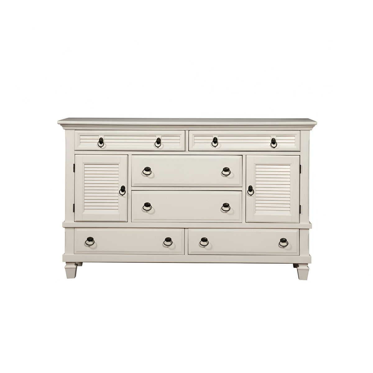 Winchester White Pine Dresser with 6 Drawers and 2 Door Cabinets – view 3