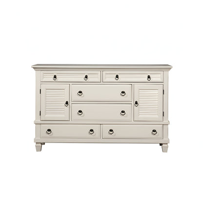 Winchester White Pine Dresser with 6 Drawers and 2 Door Cabinets – view 3