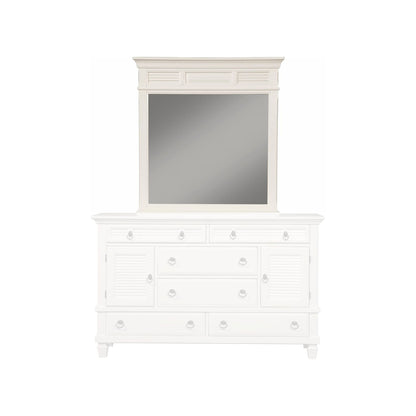 White Pine Wood Dresser Mirror: Winchester Collection
