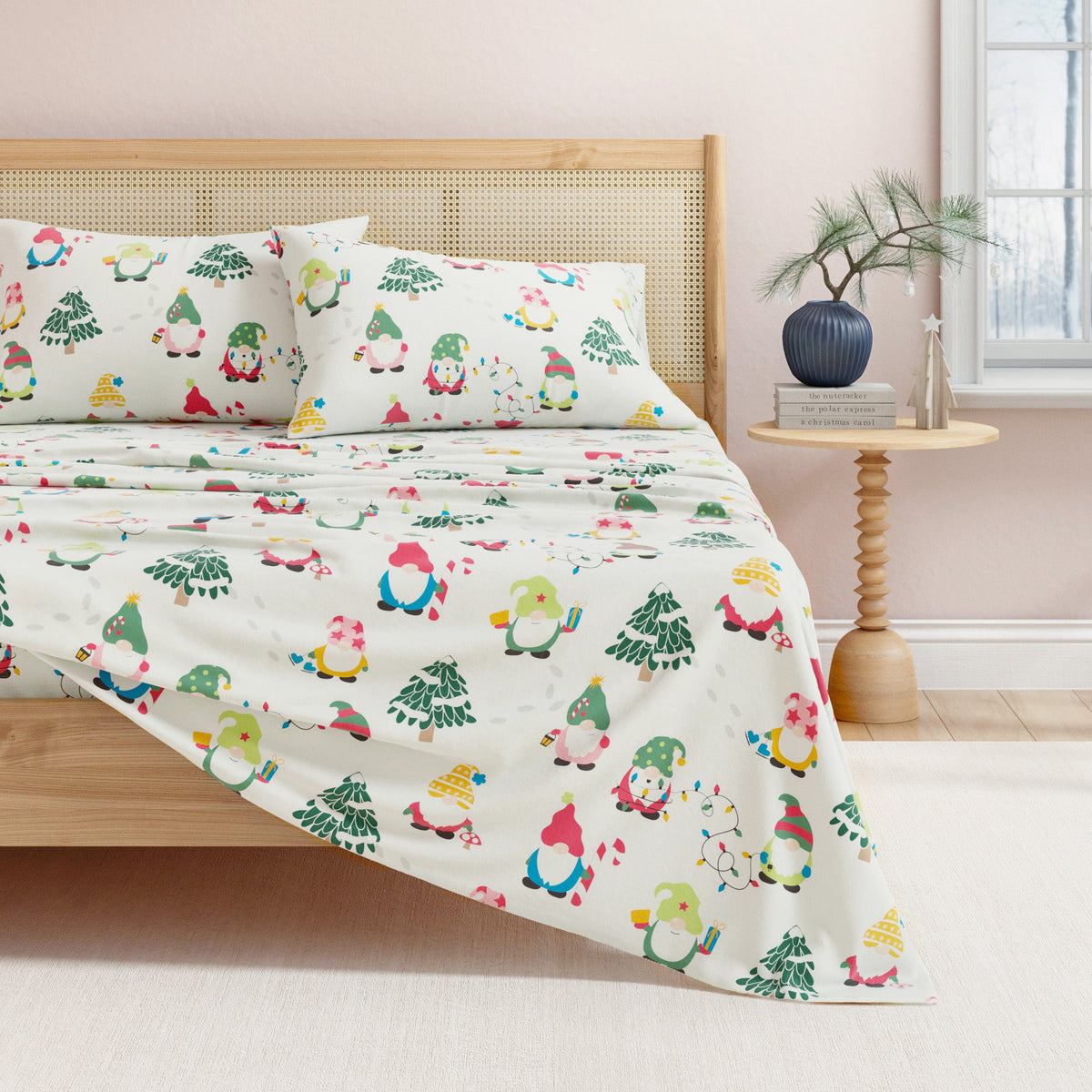 Turkish Cotton Christmas Flannel Sheet Set – Whittaker Collection – view 47