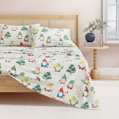 Turkish Cotton Christmas Flannel Sheet Set – Whittaker Collection – view 47