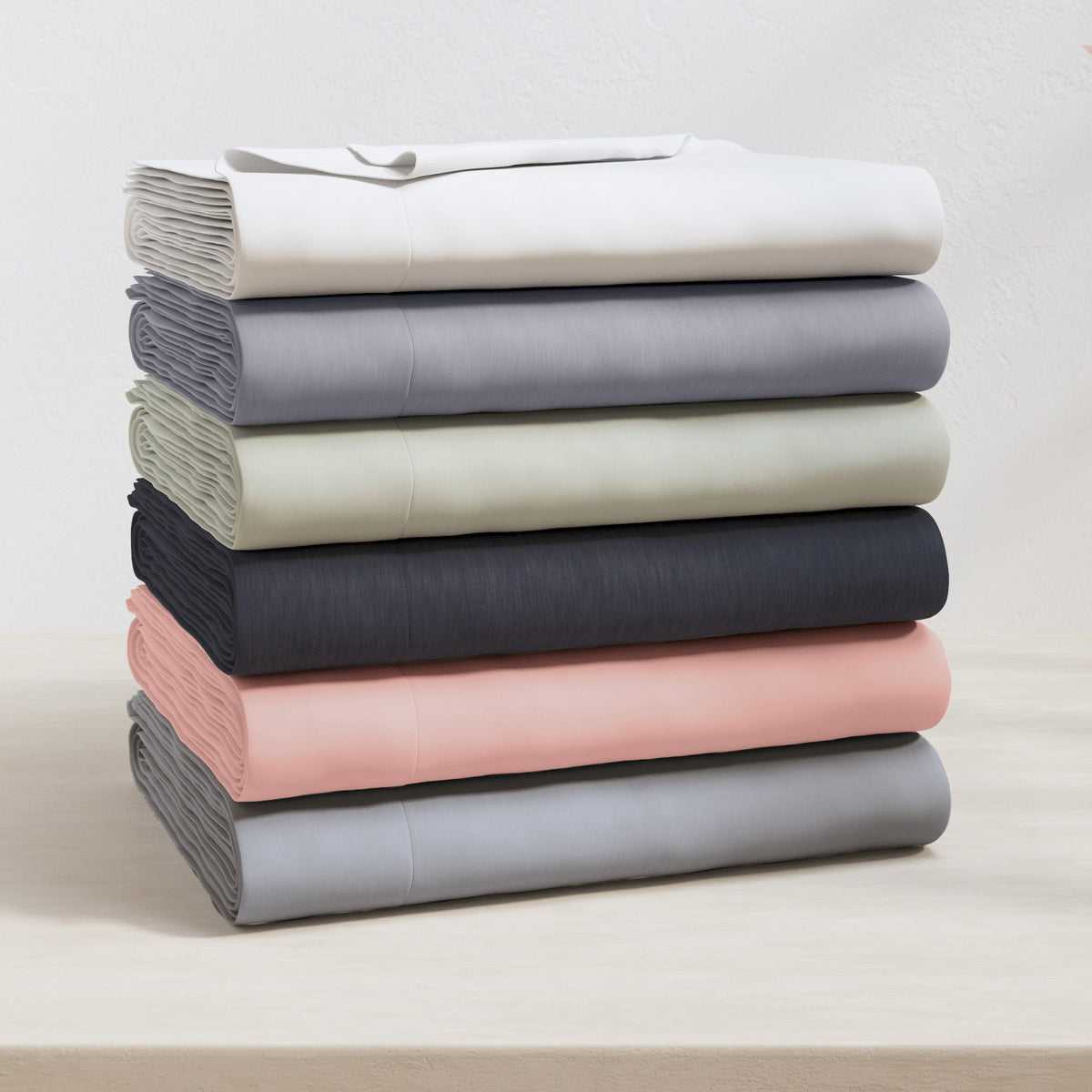 Heathered Jersey Knit Sheet Set – Carmen Collection – view 56