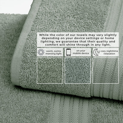 Cooper Collection Cotton Terry Bath Towel Set, Lightweight and Soft – view 92