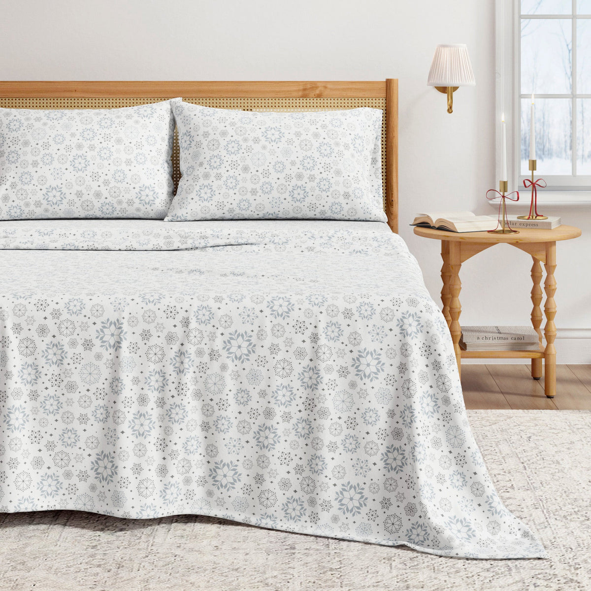 Turkish Cotton Flannel Sheet Set – Stratton Collection – view 24
