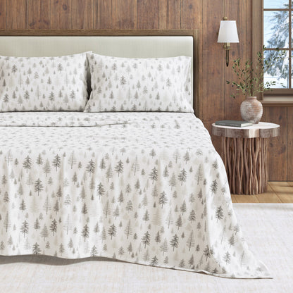 Turkish Cotton Flannel Sheet Set – Stratton Collection – view 12