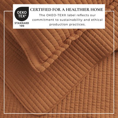 Solid Channel Stitch Quilt Set – Alicia Collection – view 40
