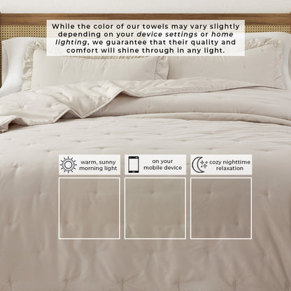 Dot Stitched Ruffled Edge Quilt Set – Dot-Ruffled Collection – view 12