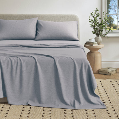 Heathered Jersey Knit Sheet Set – Carmen Collection – view 50