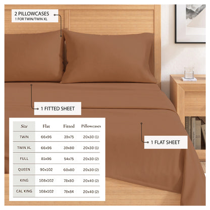 Solid Cotton Flannel Sheet Set – Nordic Collection – view 47