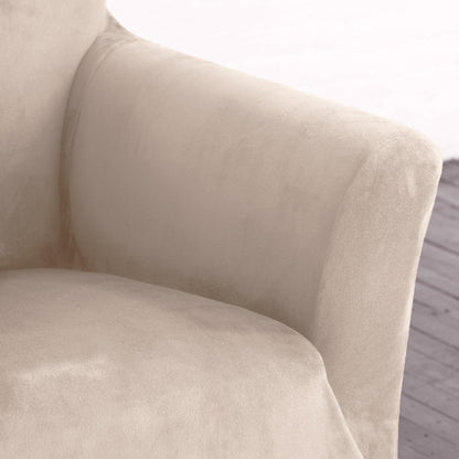 Velvet Stretch Slipcover – Gale Collection Form-Fit Sofa Cover – view 15