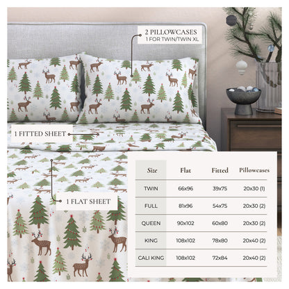 100% Turkish Cotton Flannel Sheet Set – Boulder Collection – view 3