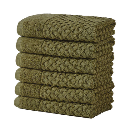 Cotton Diamond Waffle Weave Bath Towel Set – Grayson Collection – view 78