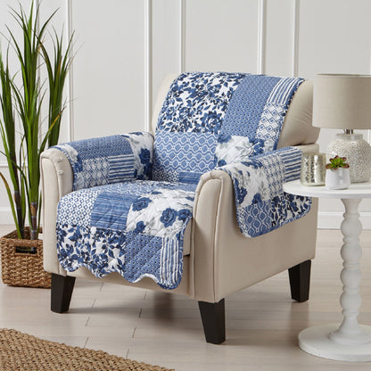 Reversible Patchwork Furniture Protector – Langdon Collection Sofa Cover – view 121