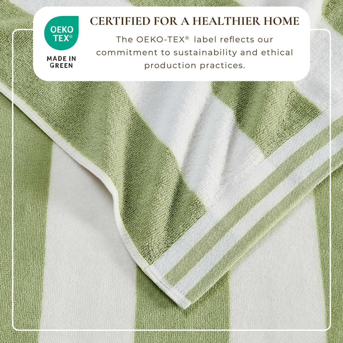 Pastel Striped Cabana Beach Towel – Edgartown Collection – view 104