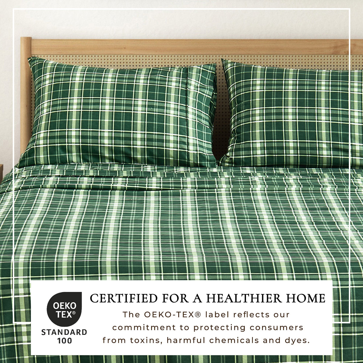 Brushed Microfiber Printed Sheet Set – Baylor Collection – view 41