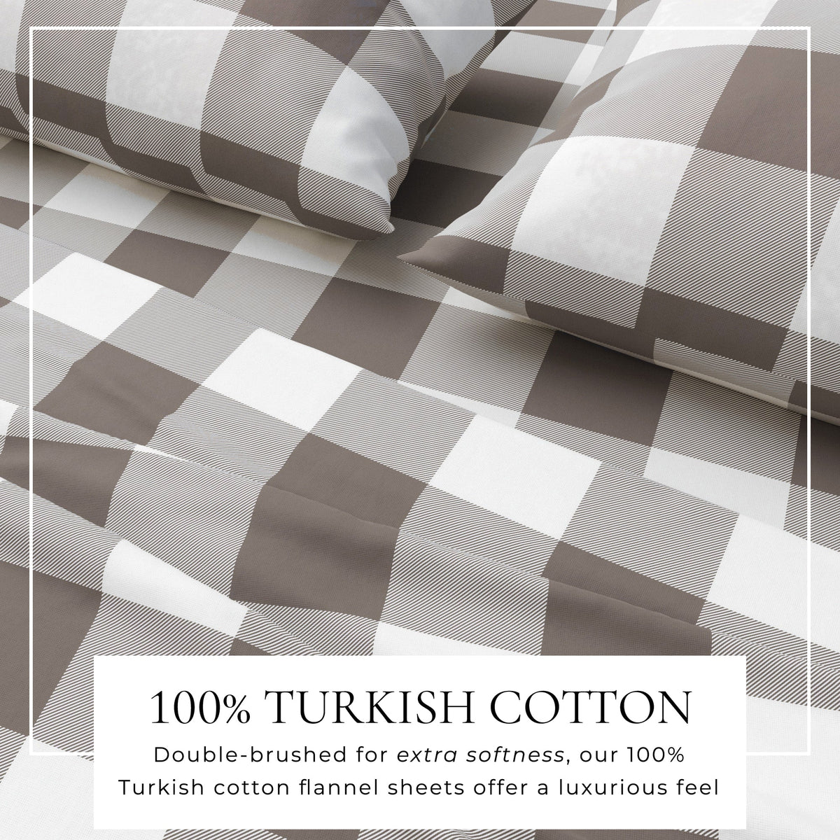Turkish Cotton Flannel Sheet Set – Belle Collection – view 8