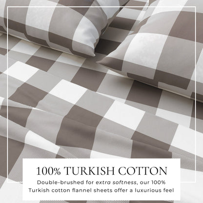 Turkish Cotton Flannel Sheet Set – Belle Collection – view 8