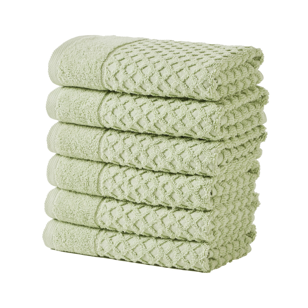Cotton Diamond Waffle Weave Bath Towel Set – Grayson Collection – view 54