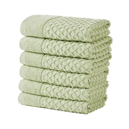 Cotton Diamond Waffle Weave Bath Towel Set – Grayson Collection – view 54