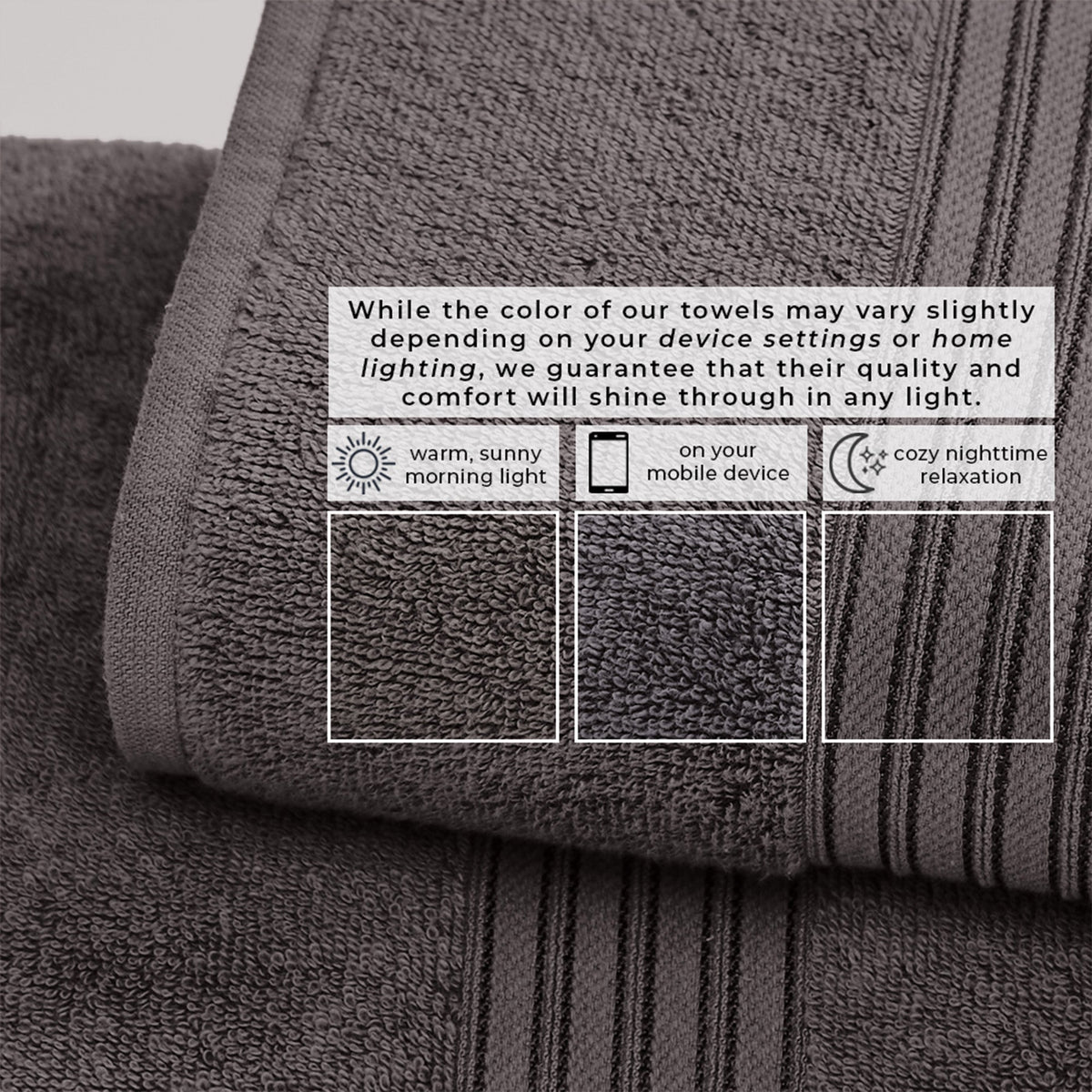 Cooper Collection Cotton Terry Bath Towel Set, Lightweight and Soft – view 161