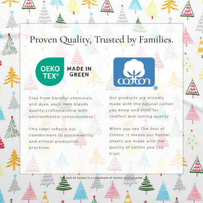 Turkish Cotton Christmas Flannel Sheet Set – Whittaker Collection – view 67