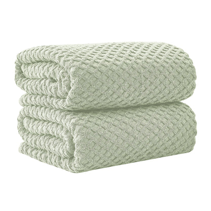 Cotton Diamond Waffle Weave Bath Towel Set – Grayson Collection – view 55