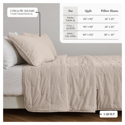 Solid Dot Stitched Quilt Set – Dot-Hemmed Collection – view 10