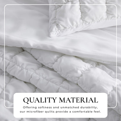 Puff Marshmallow Textured Quilt Set – Marshmallow Collection – view 2