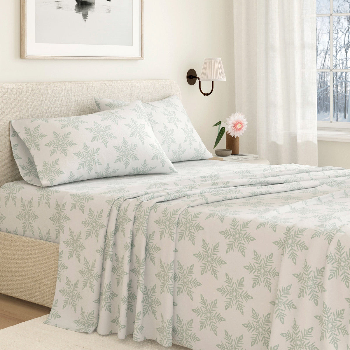 Turkish Cotton Flannel Sheet Set – Belle Collection – view 71