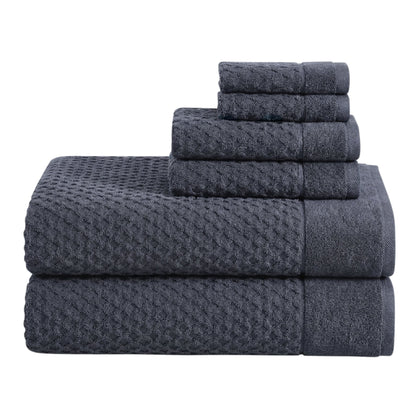 Cotton Diamond Waffle Weave Bath Towel Set – Grayson Collection – view 162