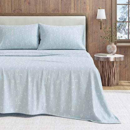 Turkish Cotton Flannel Sheet Set – Elevated Lodge Collection – view 7