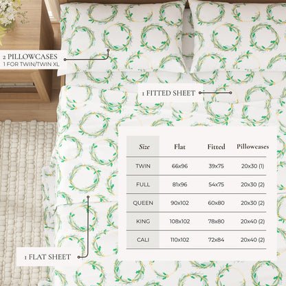 Turkish Cotton Flannel Sheet Set – Lakeview Collection – view 67
