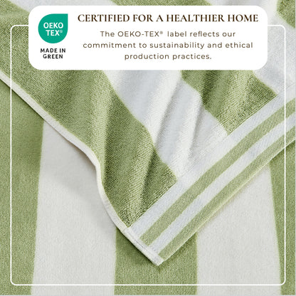 Pastel Striped Cabana Beach Towel – Edgartown Collection – view 116