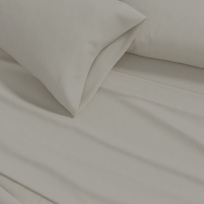 Solid Cotton Flannel Sheet Set – Nordic Collection – view 38