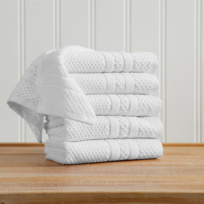 100% Cotton Checkered Jacquard Bath Towel Set – Giuliana Collection – view 8