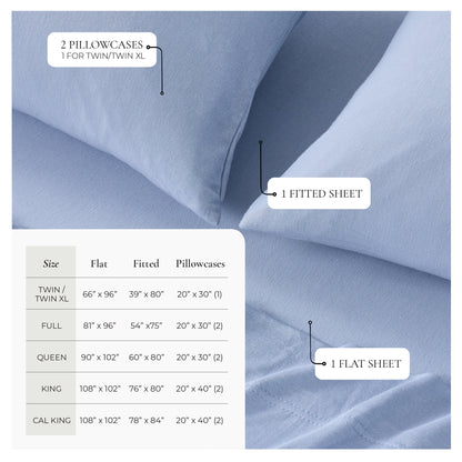 Viscose from Bamboo and Cotton Blend Jersey Knit Sheet Set – view 28