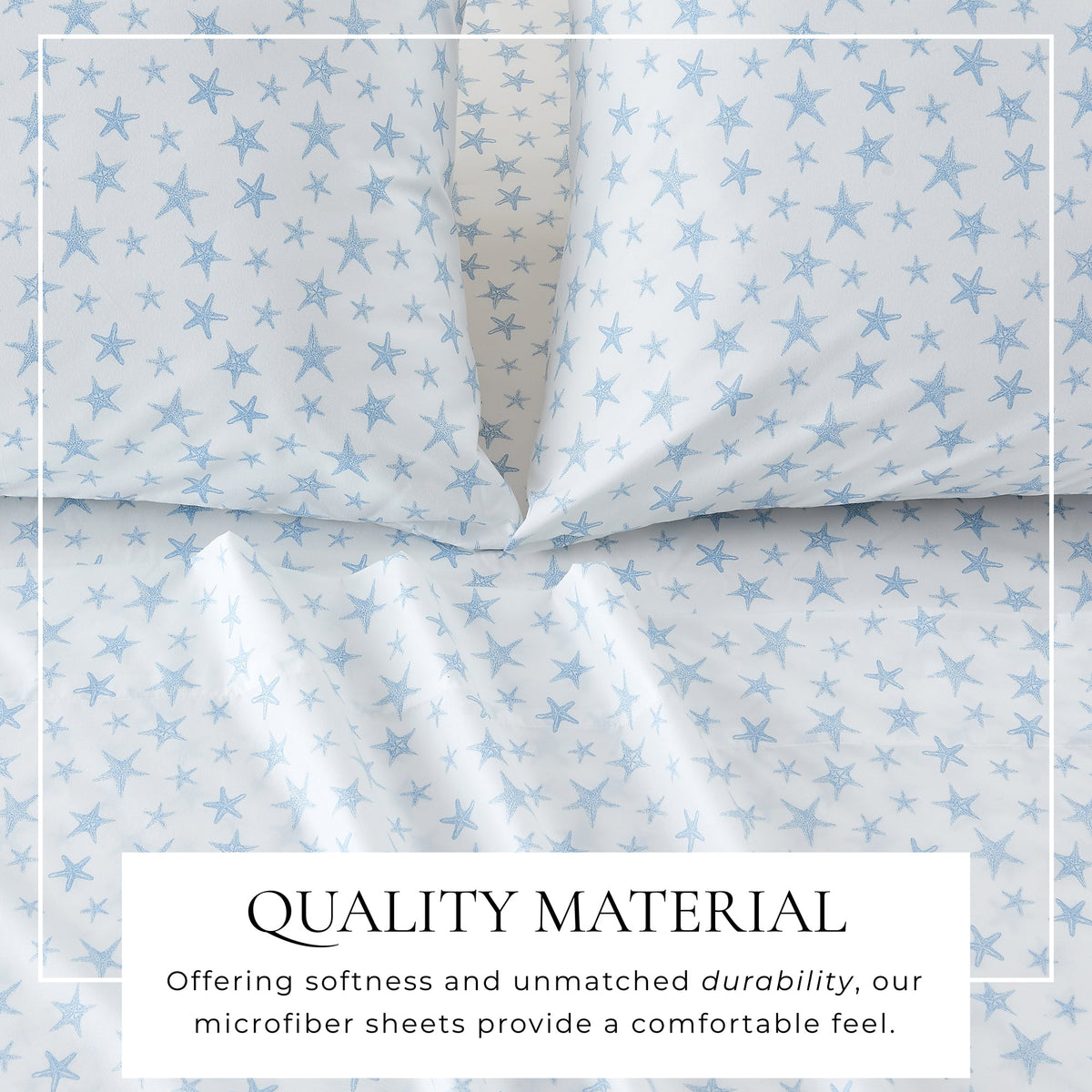 Coastal Printed Microfiber Sheet Set – Newport Collection – view 2