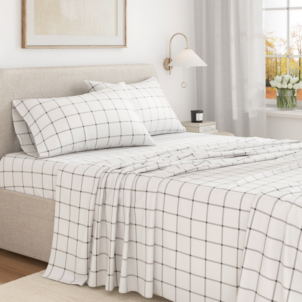 Turkish Cotton Flannel Sheet Set – Belle Collection – view 33