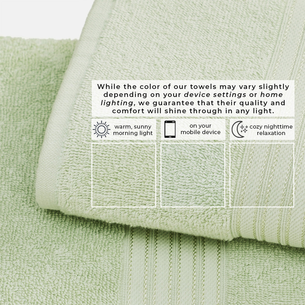 Cooper Collection Cotton Terry Bath Towel Set, Lightweight and Soft – view 61