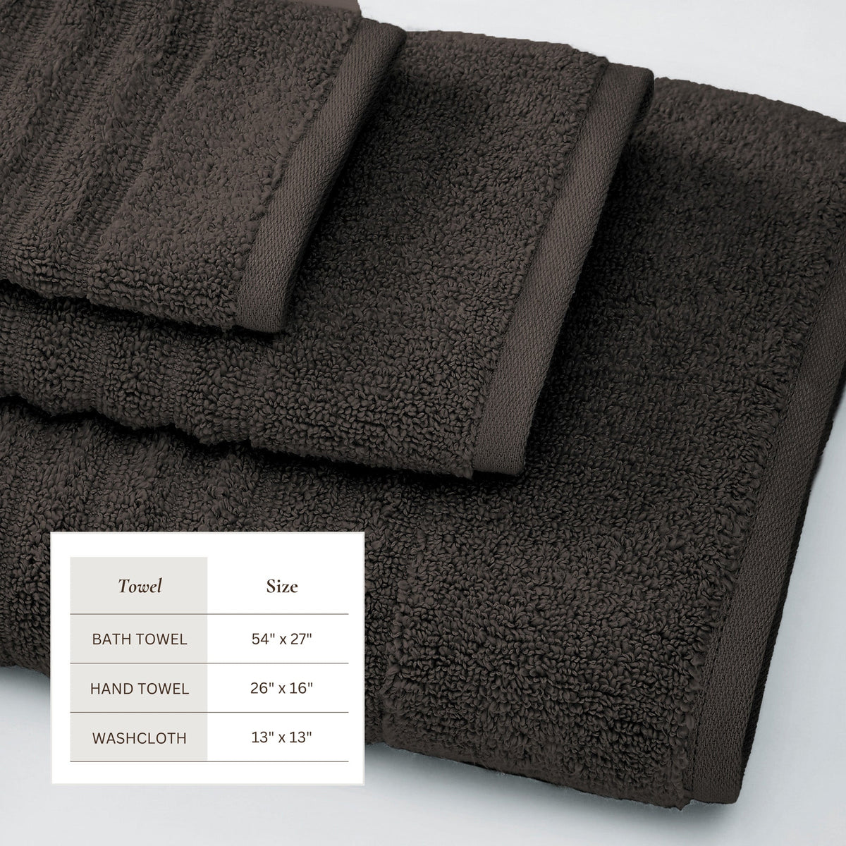 Karina Collection Luxury Combed Cotton Ribbed Bath Towel Set – view 196