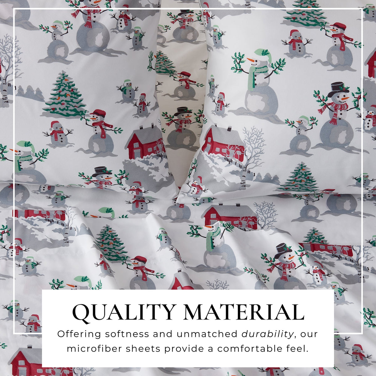Lodge Print Microfiber Sheet Set – Mountain Ridge Collection – view 49