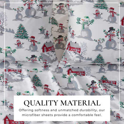 Lodge Print Microfiber Sheet Set – Mountain Ridge Collection – view 49