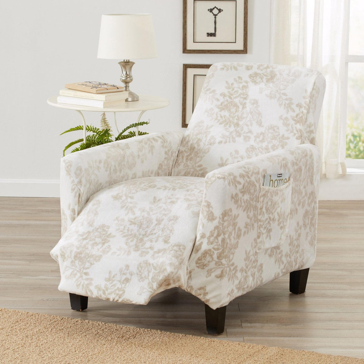Velvet Stretch Slipcover – Gale Collection Form-Fit Sofa Cover – view 110