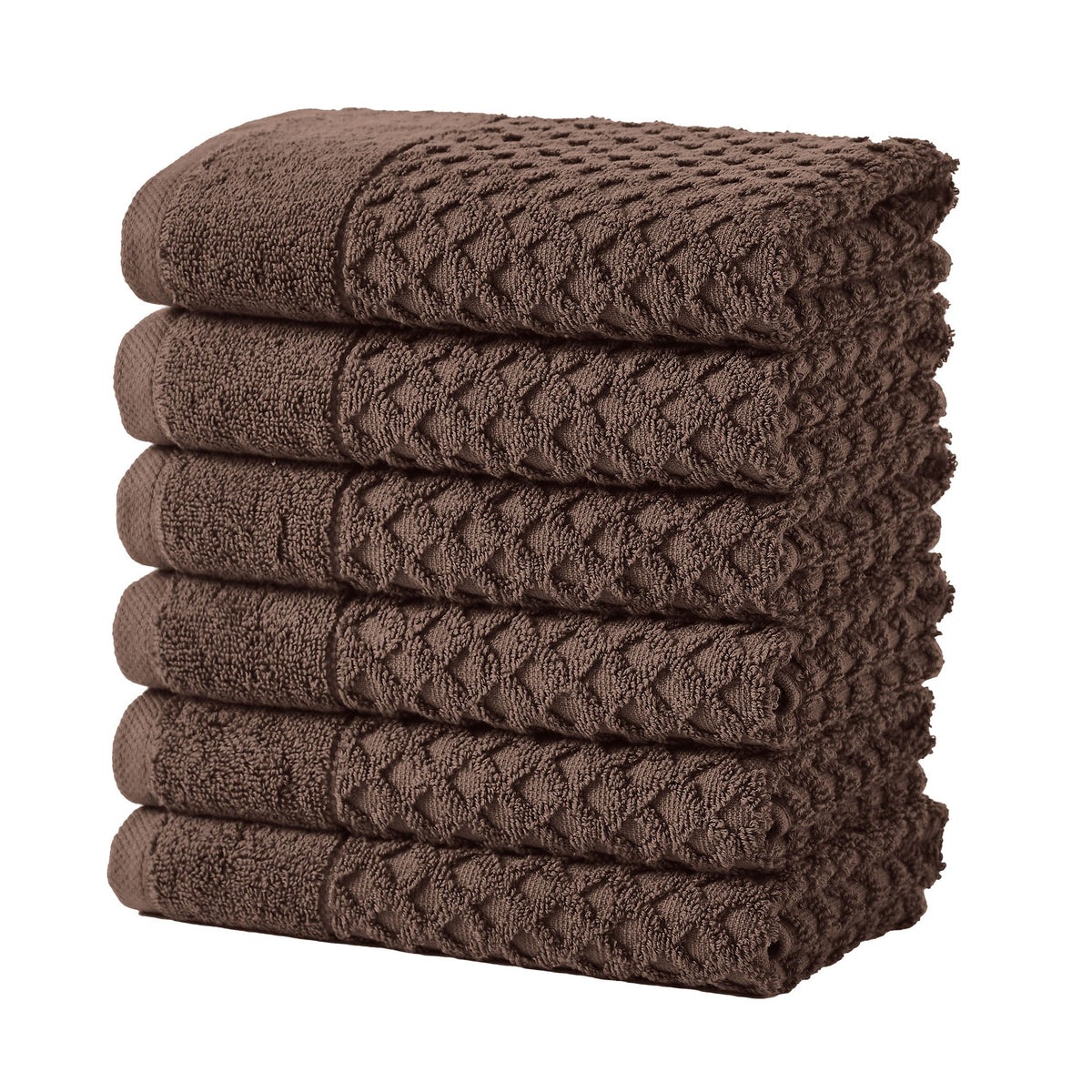 Cotton Diamond Waffle Weave Bath Towel Set – Grayson Collection – view 240