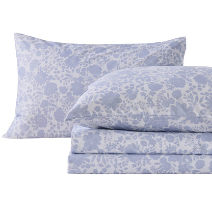 Watercolor Floral Microfiber Sheet Set – Delia Collection – view 54
