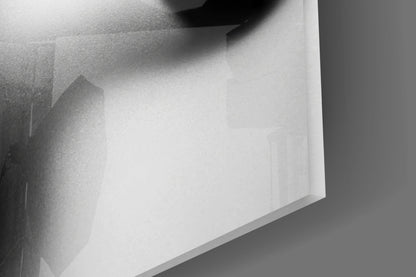 Monochrome Shadow Hands Silhouette Glass Wall Art – view 7