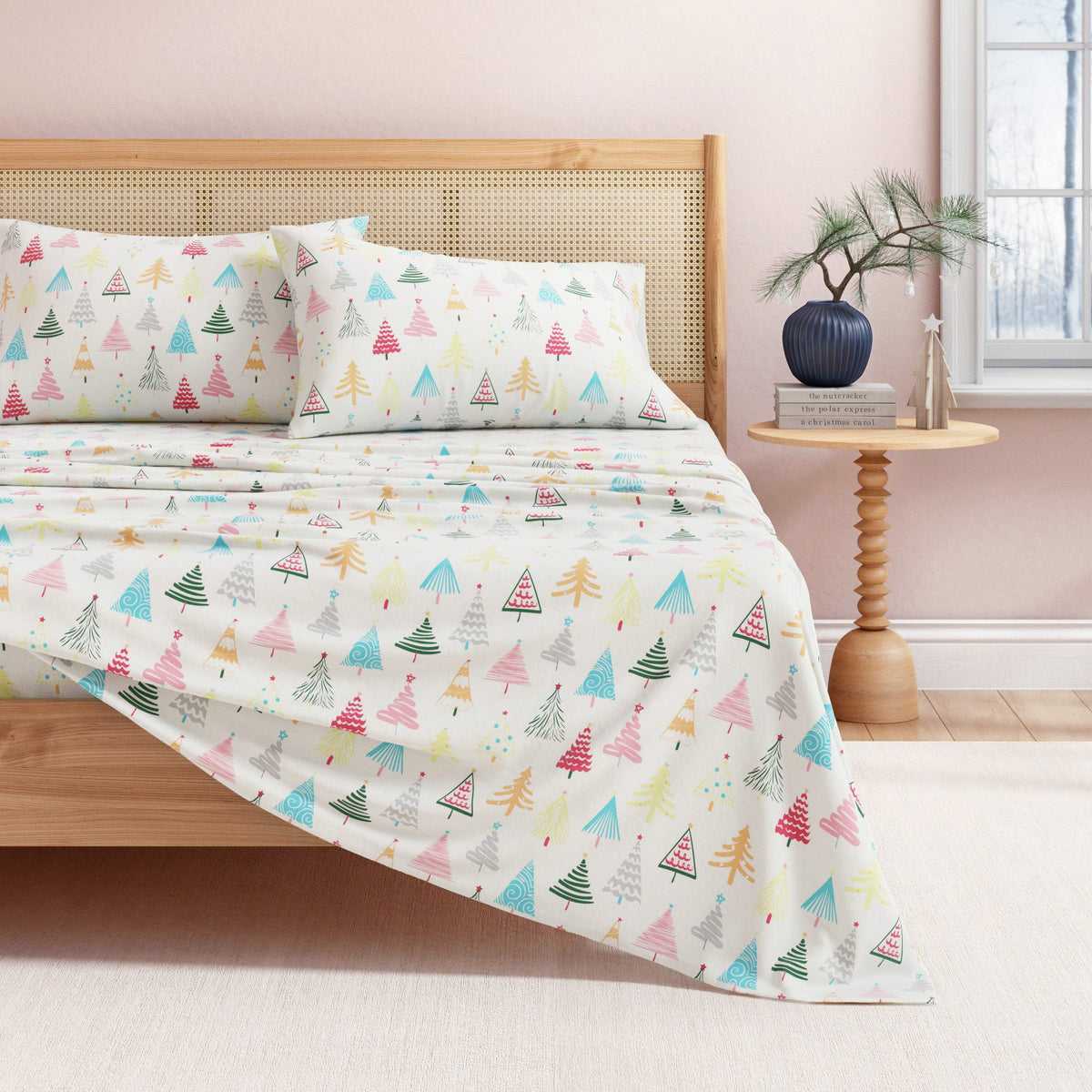 Turkish Cotton Christmas Flannel Sheet Set – Whittaker Collection – view 64