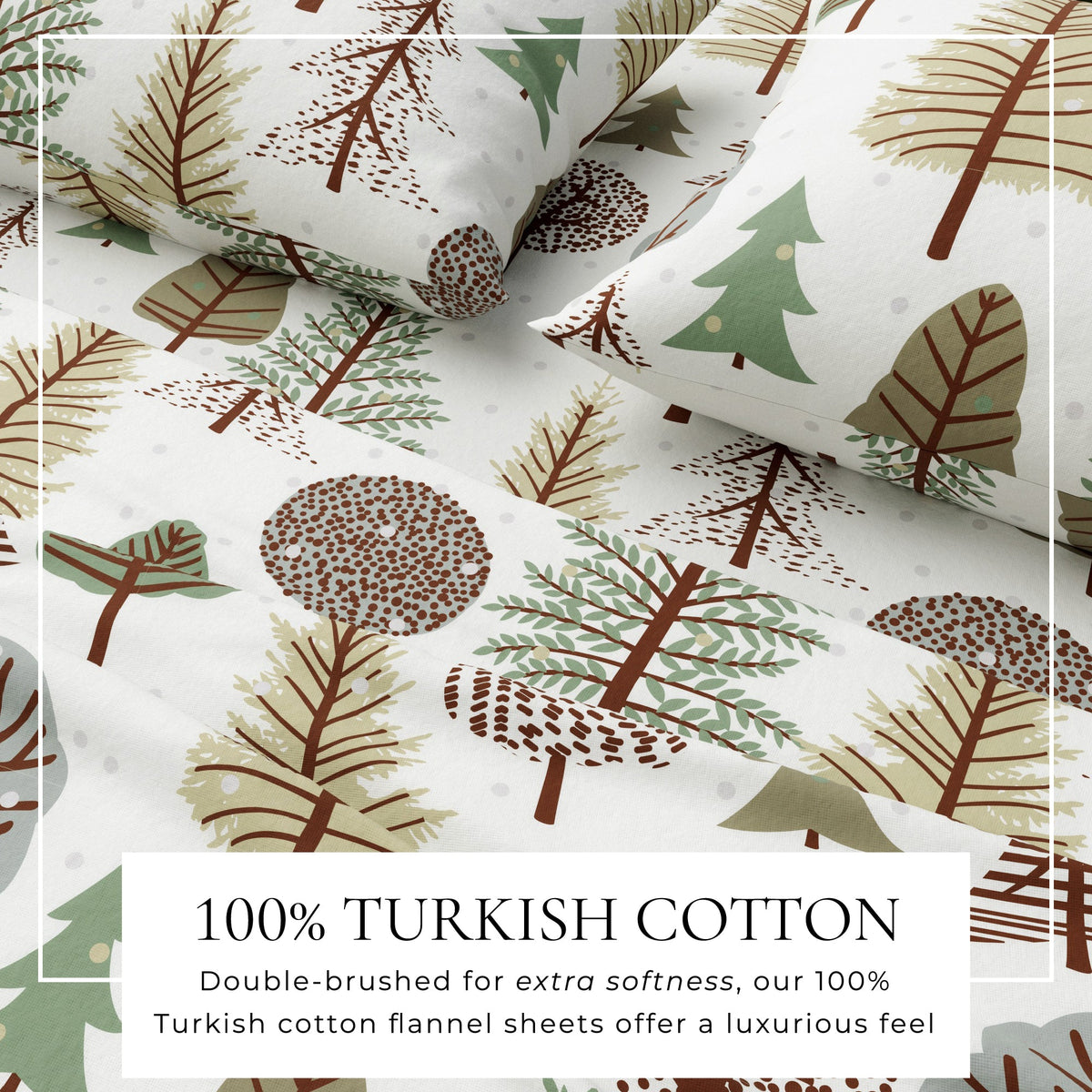 Turkish Cotton Flannel Sheet Set – Stratton Collection – view 19