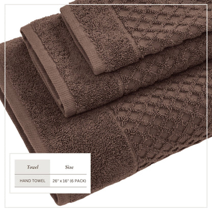 Cotton Diamond Waffle Weave Bath Towel Set – Grayson Collection – view 245